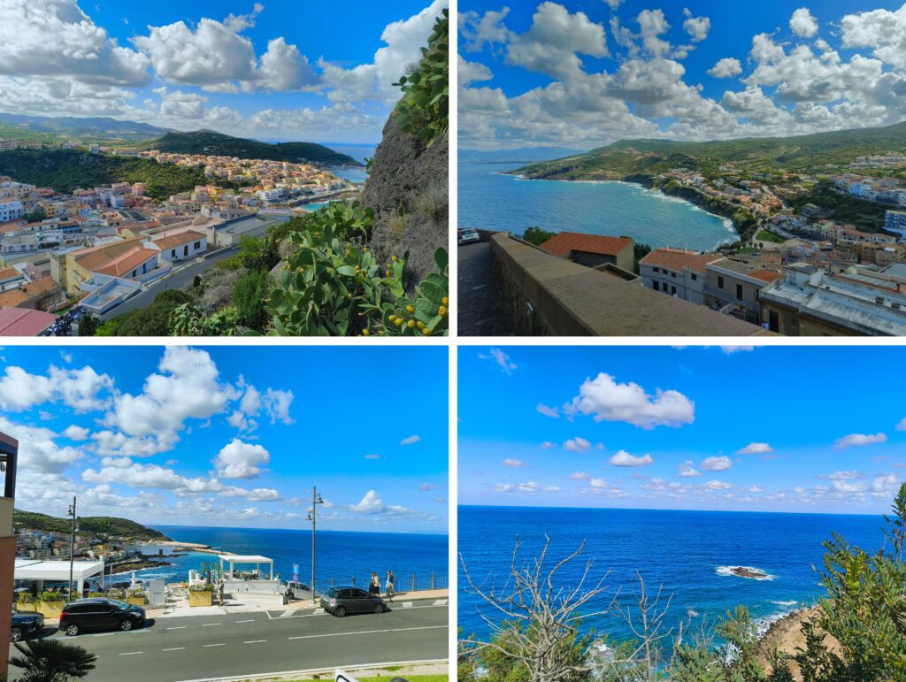 Výhľad z hradu Castelsardo