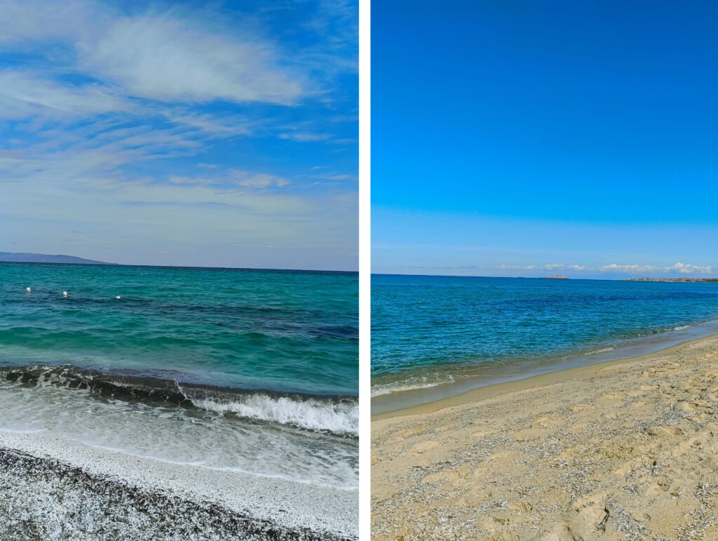 Pláže na severe Sardínie